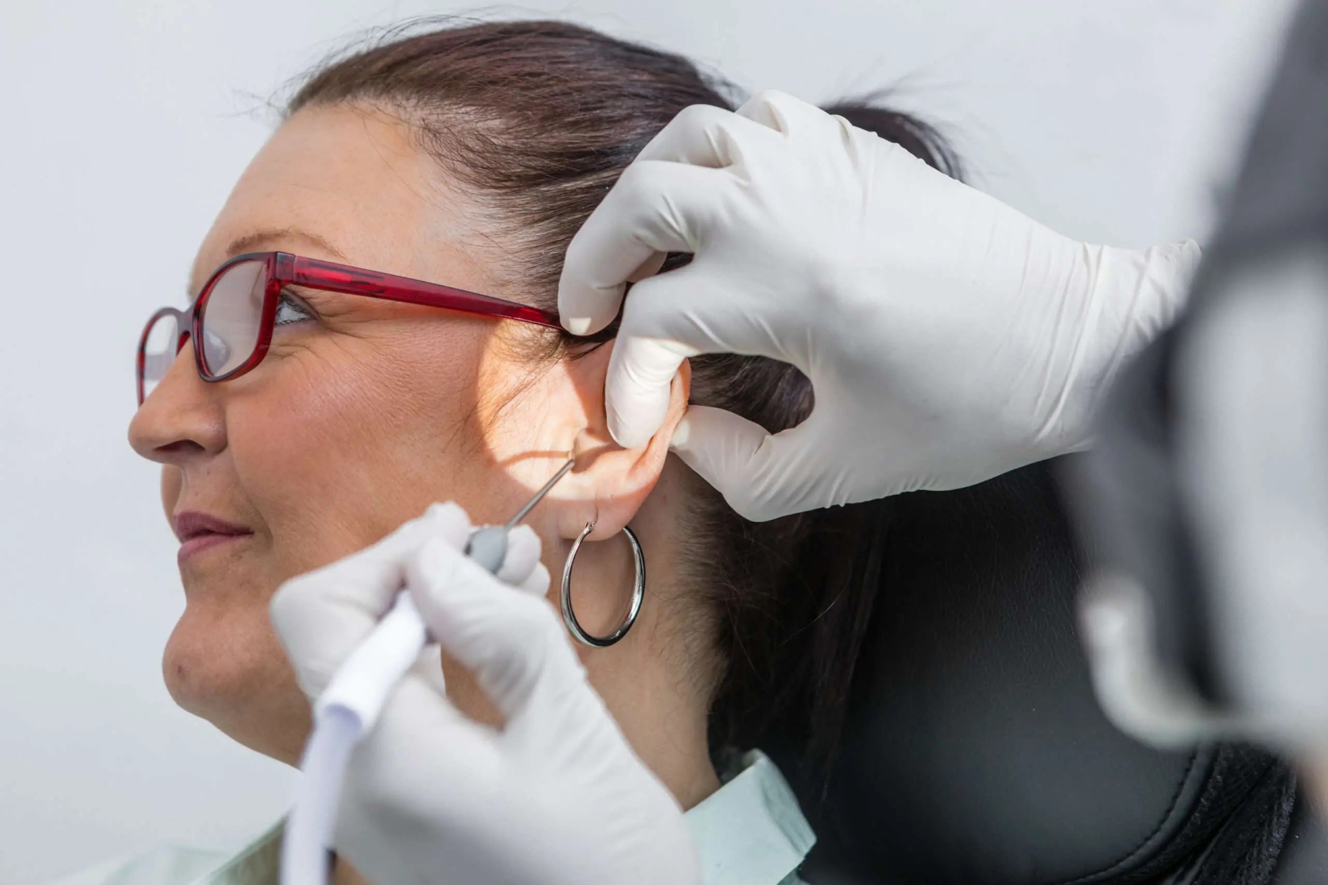 The Prestige Hearing clinic in Bridgend, South Wales, where microsuction ear wax removal take place