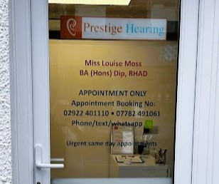 The Prestige Hearing clinic in Cardiff, South Wales, where audiology appointments take place