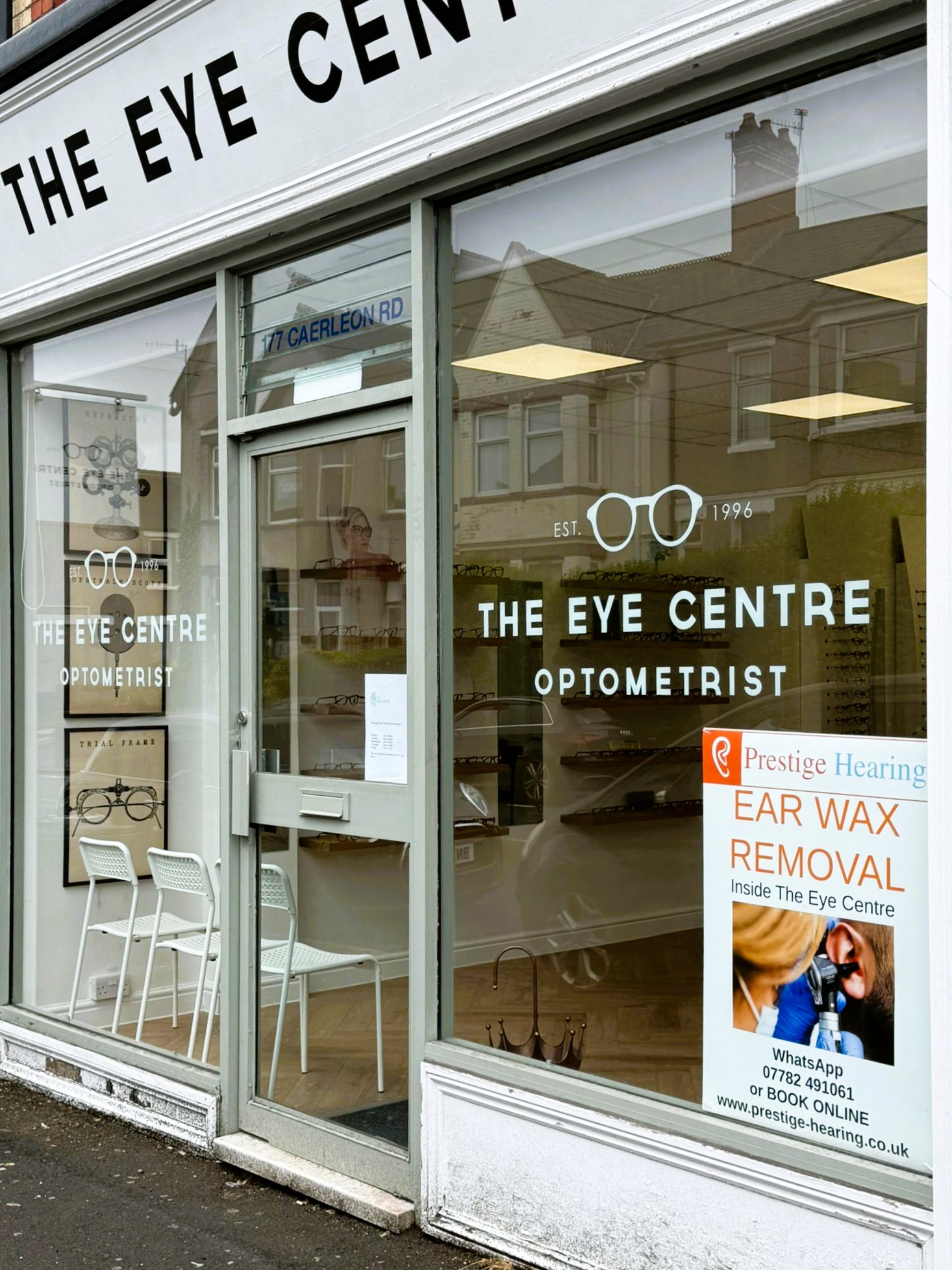 Prestige Hearing clinic in Newport at The Eye Centre, 177 Caerleon Rd, Newport NP19 7FX, where hearing tests take place
