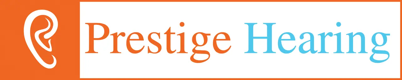 Prestige Hearing logo — independent audiologists in Cardiff, Bridgend and Newport